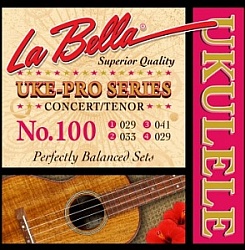 Комплект струн для тенор укулеле LA BELLA 100 UKE-PRO 